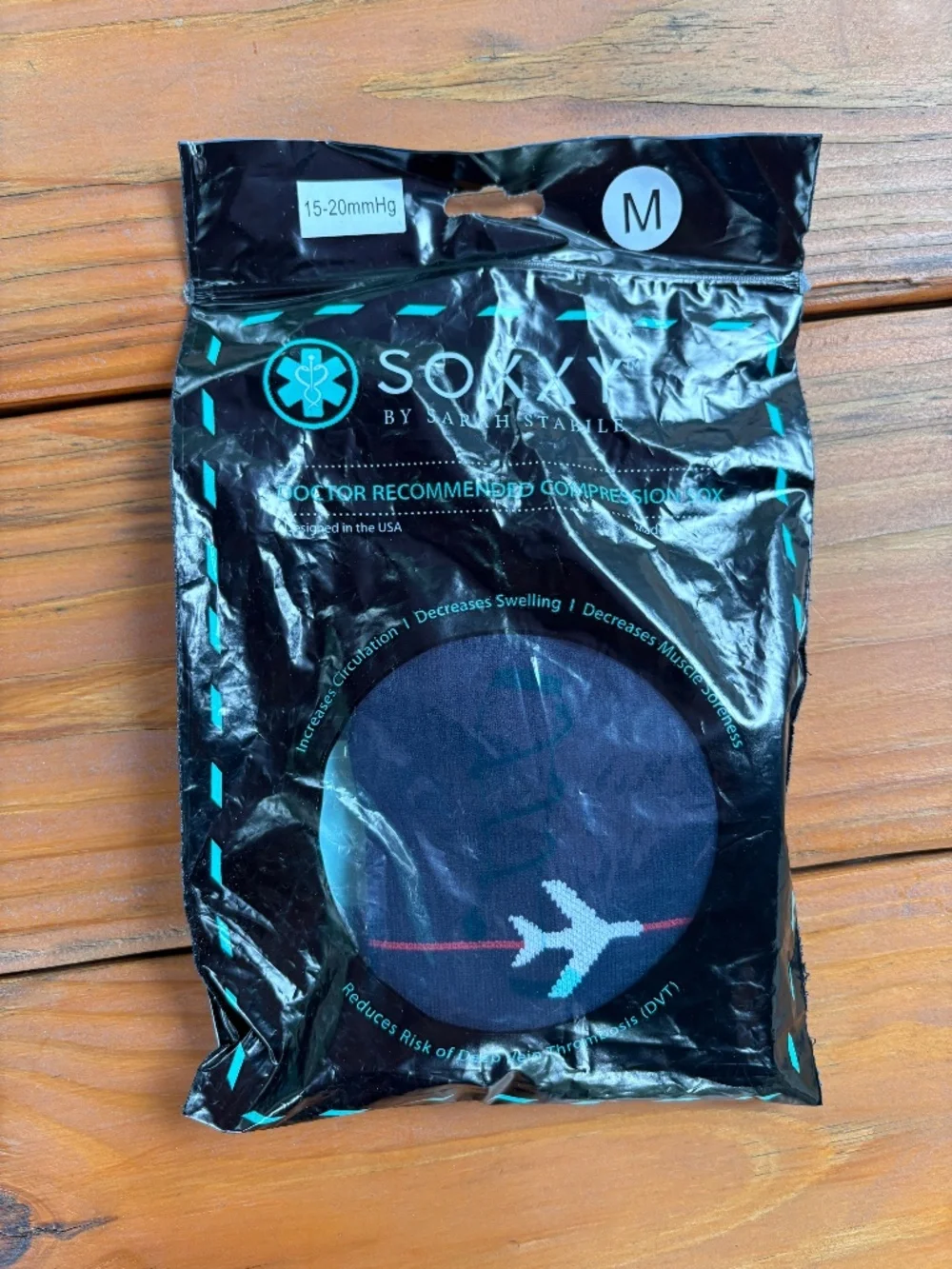 2 Pair Soxxy Compression Socks Medium and Large Unisex